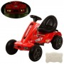 Детский электрический картинг CHAMPION M 1558 ER-3: 12V, мягкие колеса, музыка, пульт. Красный