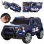 Детский электромобиль POLICE M 3259 EBLR-4: 2.4G, 90W, EVA, кожа - СИНИЙ