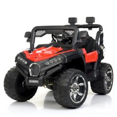 Детский электромобиль джип Buggy M 4198 EBLR-3: 2,4G, EVA, 4x4, USB/SD-музыка, эко-кожа - КРАСНЫЙ