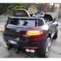 Детский электромобиль PORSCHE MACAN M 3178 EBLR-2: 2.4G. EVA-колеса, 60W, кожа - ЧЕРНЫЙ