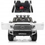 Детский электромобиль TOYOTA Tundra JJ2266A EBLR-1: 2.4G, 70W, 7 км/ч, EVA-колеса, кожа - БЕЛЫЙ