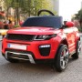 Детский электромобиль Land Rover Style M 3213 EBLR-3: 2.4G. EVA-колеса, Кожа - КРАСНЫЙ