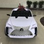Детский электромобиль Lexus M 3584 EBLR-1: EVA, 2.4G, 7 км/ч - БЕЛЫЙ