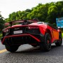 Детский электромобиль Lamborghini M 3903 EBLR-3: 2.4G, EVA, 90W, кожа - КРАСНЫЙ
