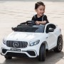 Детский электромобиль Mercedes GLC63S COUPE (QS568): 7 км/ч, 70W, EVA, кожа -  БЕЛЫЙ