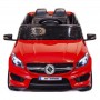Детский электромобиль Mercedes M 3624 EBLR-3: 50W, 12V, EVA, кожа - КРАСНЫЙ