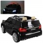 Детский электромобиль Mercedes M 3565 EBLR-2: 2xМеста, 4x45W, 12V 14A, EVA, кожа - ЧЕРНЫЙ
