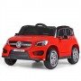 Детский электромобиль Mercedes M 3624 EBLR-3: 50W, 12V, EVA, кожа - КРАСНЫЙ