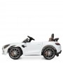 Детский электромобиль джип M 4182 EBLR-1: 2x45W, 2.4G, EVA, 7 км/ч, кожа- БЕЛЫЙ