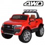 Детский электромобиль Ford Ranger M 3573 EBLR-3: 140W, 12V 14А, EVA, 2.4G, кожа - КРАСНЫЙ