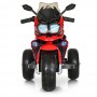 Детский мотоцикл M 4117 EL-3: 50W, EVA-колеса, USB/SD/Mp3, кожа - КРАСНЫЙ