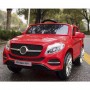 Детский электромобиль Mercedes M 3829 EBLR-3: 2.4G, EVA, 7 км/ч, кожа - КРАСНЫЙ