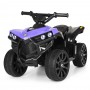 Детский квадроцикл M 3638 EL-9: EVA, кожа, 5 км/ч, свет фар - ФИОЛЕТОВЫЙ