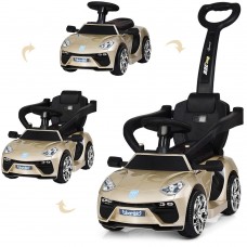 Электромобиль-каталка-толокар Lamborghini M 3591 LS-13: 3 км/ч, эко-кожа - ЗОЛОТОЙ (ПОКРАСКА)