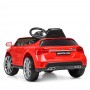 Детский электромобиль Mercedes-Benz M 3995 EBLR-3: 2.4G. EVA-колеса, кожа - КРАСНЫЙ