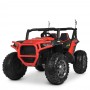 Детский электромобиль джип Buggy M 4248 EBLR-3(24V): MP3, EVA, 12 км/ч, кожа - КРАСНЫЙ