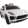 Детский электромобиль Porsche M 4009 EBLR-1: 7 км/ч, кожа, EVA, 2.4G - БЕЛЫЙ