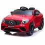 Детский электромобиль Mercedes GLC63S COUPE (QS568): 7 км/ч, 70W, EVA, кожа -  БОРДО АВТОПОКРАСКА