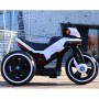 Детский мотоцикл M 3927-1: 50W, USB/MP3, подсветка колес - БЕЛЫЙ