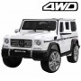 Детский электромобиль M 3567 EBLR-1 4WD (Mercedes G65 VIP): 4x4, 180W, 8 км/ч, EVA, кожа - БЕЛЫЙ