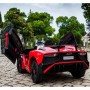 Детский электромобиль Lamborghini M 3903 EBLR-3: 2.4G, EVA, 90W, кожа - КРАСНЫЙ