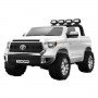 Детский электромобиль TOYOTA Tundra JJ2255 EBLR-1: 24V7A, 12 км/ч, EVA-колеса, кожа - БЕЛЫЙ