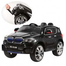 Детский электромобиль джип BMW STYLE M 2762 EBR-2: 2.4G, EVA, 8 км/ч - ЧЕРНЫЙ