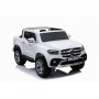 Детский электромобиль M 3996 EBLR-1 (Mercedes): 140W, 8 км/ч, EVA, кожа - БЕЛЫЙ