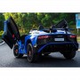Детский электромобиль Lamborghini M 3903 EBLR-4: 2.4G, EVA, 90W, кожа - СИНИЙ
