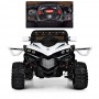 Детский электромобиль M 3804 EBLR-1: 4x4, 12V14A, 7 км/ч, EVA, кожа - БЕЛЫЙ