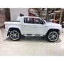 Детский двухместный электромобиль Volkswagen M 3894 EBLR-1: 4x4, 7 км/ч, EVA, кожа - БЕЛЫЙ