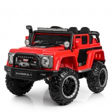 Детский электромобиль M 4150 EBLR-3: 2,4G, 4x18W, 12V10A, EVA, свет капот, багажник кожа - КРАСНЫЙ