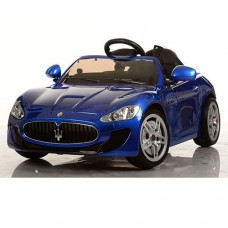 Детский электромобиль Maserati M 3285 EBLRS-4: EVA, 2.4G, 7 км/ч - СИНИЙ ПОКРАСКА