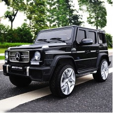 Детский электромобиль M 3567 EBLRS-2 (Mercedes G65 VIP): 12V 10A, 90W, 8 км/ч, EVA, кожа - BLACK PAINT