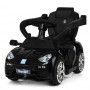 Электромобиль-каталка-толокар Lamborghini M 3591 LS-2: 3 км/ч, эко-кожа - ЧЕРНЫЙ (ПОКРАСКА)