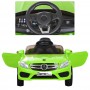 Детский электромобиль M 2772 EBLR-5: 2.4G, EVA, 7 км/ч, кожа - ЗЕЛЕНЫЙ