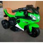 Детский мотоцикл M 3912 EL-5: 50W, USB/MP3, кожаное сиденье - ЗЕЛЕНЫЙ