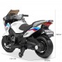 Детский мотоцикл Bambi M 4272 EL-1: 12V 7A, 90W, EVA, кожа - БЕЛЫЙ