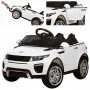 Детский электромобиль Land Rover Style M 3213 EBLR-1: 2.4G. EVA-колеса, Кожа - БЕЛЫЙ