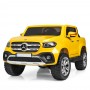 Детский электромобиль M 3996 EBLRS-6 (Mercedes): 140W, 8 км/ч, EVA, кожа - ЖЕЛТЫЙ (ПОКРАСКА)