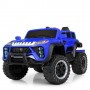 Детский электромобиль M 4138 EBLR-4 Джип: 4х45W, EVA, 2.4G, 7 км/ч - СИНИЙ