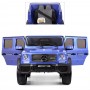 Детский электромобиль M 3567 EBLRS-4 4WD (Mercedes G65 VIP): 4x4, 180W, 8 км/ч, EVA, кожа - СИНИЙ (ПОКРАСКА)