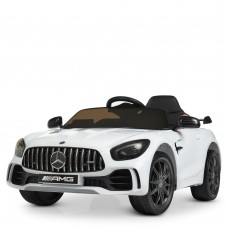 Детский электромобиль джип M 4182 EBLR-1: 2x45W, 2.4G, EVA, 7 км/ч, кожа- БЕЛЫЙ