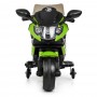 Детский мотоцикл M 4116 EL-5: 25W, кожа - ЗЕЛЕНЫЙ