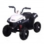 Детский квадроцикл M 4131 EL-1: 5 км/ч, 40W, 1 аккум. 6V4, EVA, кожа - ЧЕРНО-БЕЛЫЙ