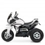 Детский мотоцикл M 4117 EL-1: 50W, EVA-колеса, USB/SD/Mp3, кожа - БЕЛЫЙ