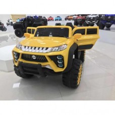 Детский электромобиль M 4138 EBLR-6 Джип: 4х45W, EVA, 2.4G, 7 км/ч - ЖЕЛТЫЙ