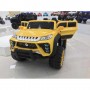 Детский электромобиль M 4138 EBLR-6 Джип: 4х45W, EVA, 2.4G, 7 км/ч - ЖЕЛТЫЙ