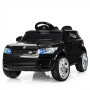 Детский электромобиль Land Rover M 3402 EBLR-2: 7 км/ч, кожа, EVA, 2.4G - ЧЕРНЫЙ