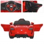 Детский электромобиль Porsche M 3453 EBLR-3: 7 км/ч, кожа, EVA, 2.4G - RED